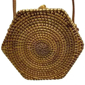 Rattan Crossbody Bag